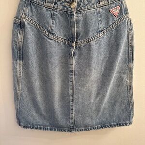 Guess Women's Light Blue Denim Mini Skirt